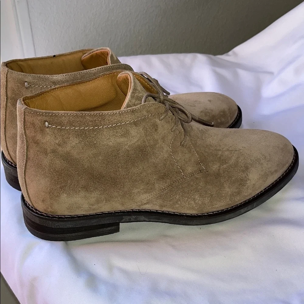 Flag Ltd Men's Classic Tan Suede Boots